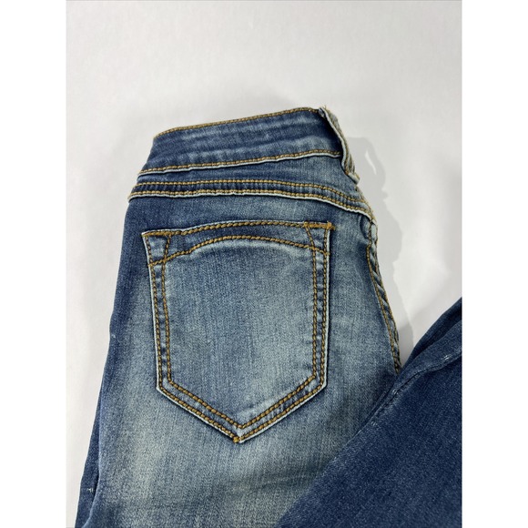 Womens Jeans Bleuology Denim Size 5 Skinny Cuffed Jegging Stretch‎ - Picture 2 of 16